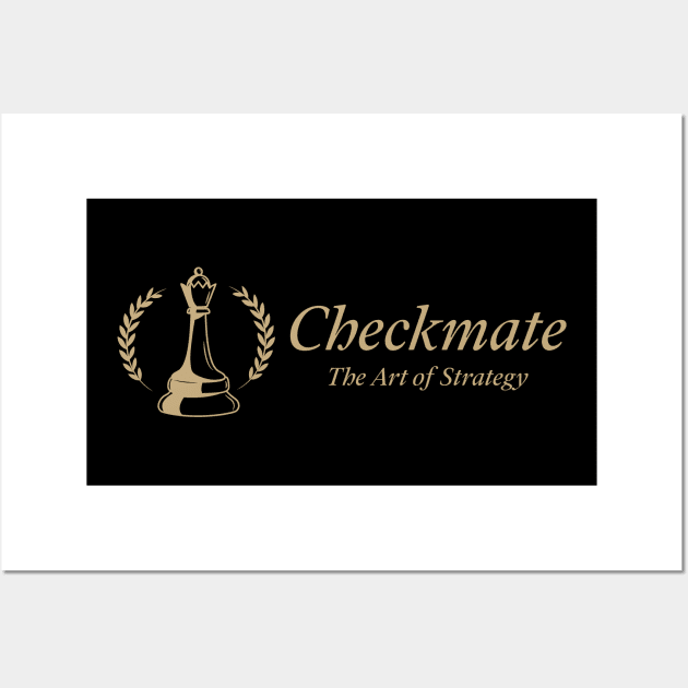 Checkmate, The Art of Strategy Chess Wall Art by VOIX Designs